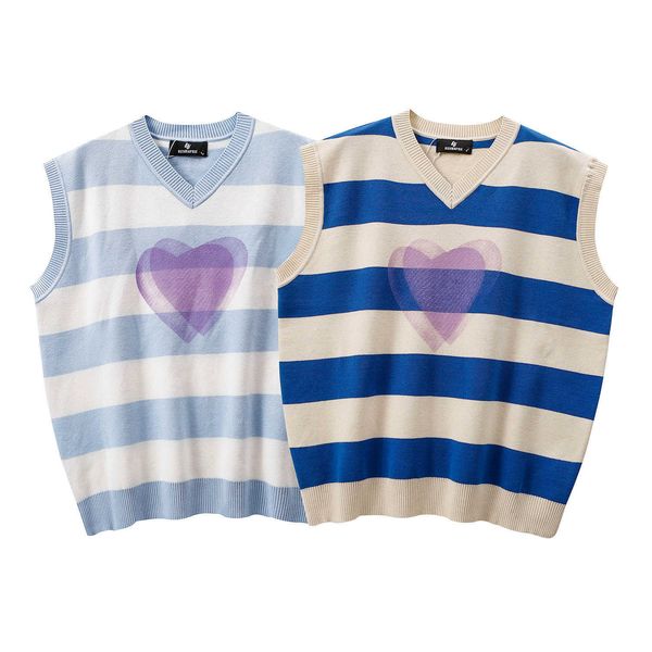 chaopai college style stripe contrast color love sweater tank men's autumn insv neck sleeveless t-shirt, Black;white
chaopai college style stripe contrast color love sweater tank men's autumn insv neck sleeveless t-shirt, Black;white