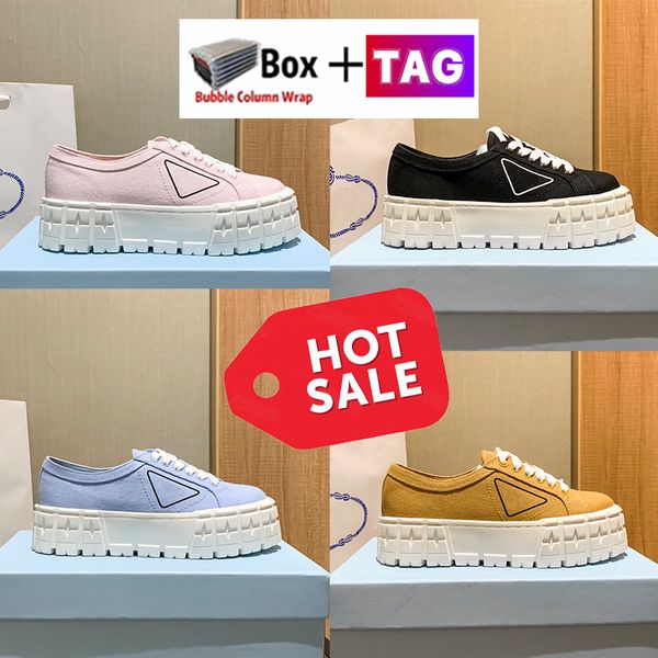 double wheel casual shoes women designer shoe nylon canvas sneaker prad sandals womens sneakers thick bottom gabardine classic sandal ladies, Black
double wheel casual shoes women designer shoe nylon canvas sneaker prad sandals womens sneakers thick bottom gabardine classic sandal ladies, Black