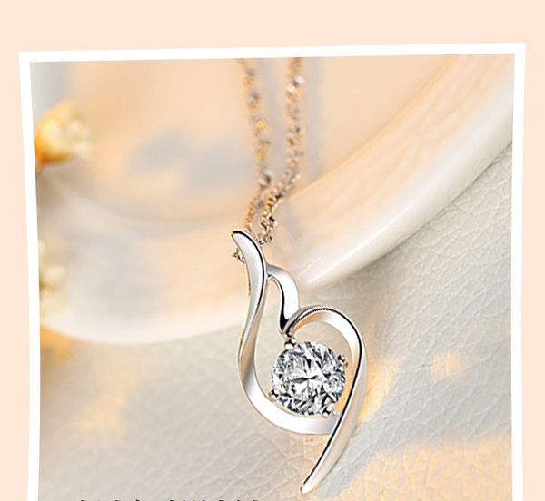 lucky angel style pendant necklace inlaid superior quality rhinestone crystal twinkle decorate adjeustable length plating white k non fading, Silver
lucky angel style pendant necklace inlaid superior quality rhinestone crystal twinkle decorate adjeustable length plating white k non fading, Silver