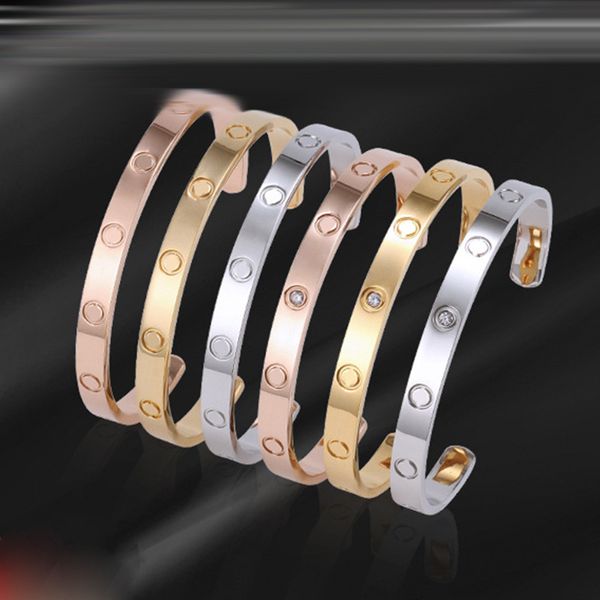 luxury designer opening screw bangle women stainless steel couple bracelet gold fashion jewelry gift for girlfriend accessories wholesale, Black
luxury designer opening screw bangle women stainless steel couple bracelet gold fashion jewelry gift for girlfriend accessories wholesale, Black