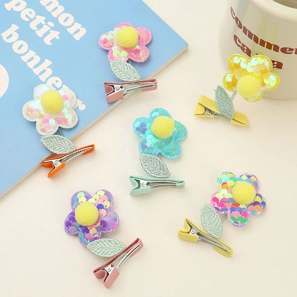 cute cloth hairpins for girls kids sequins flower hair clips bangs side clip baby children headwear fashion hair accessories, Slivery;white
cute cloth hairpins for girls kids sequins flower hair clips bangs side clip baby children headwear fashion hair accessories, Slivery;white