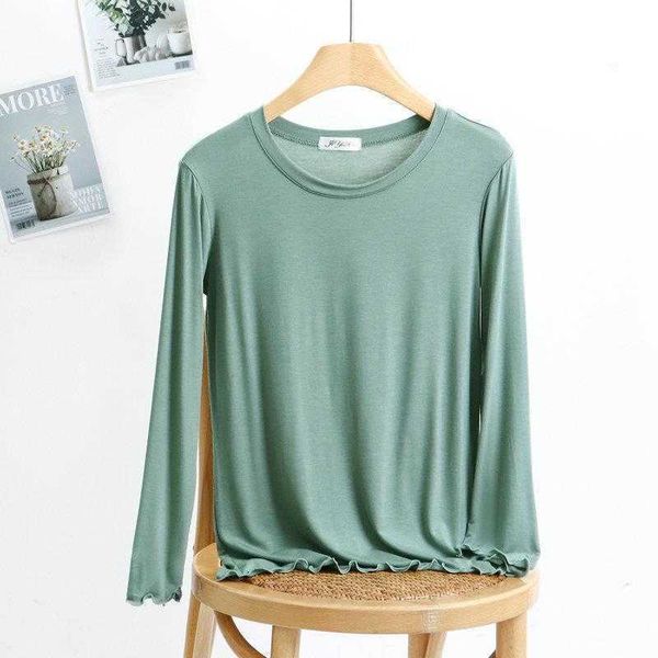 spring and summer stringy womens blouses selvedge round neck long sleeved t shirt, White
spring and summer stringy womens blouses selvedge round neck long sleeved t shirt, White