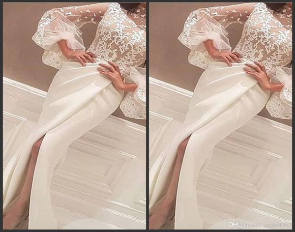 2019 evening dresses gowns floor length high neck lace appliques long big sleeve mermaid side slit prom dresses white arabi2572850, Black;red
2019 evening dresses gowns floor length high neck lace appliques long big sleeve mermaid side slit prom dresses white arabi2572850, Black;red