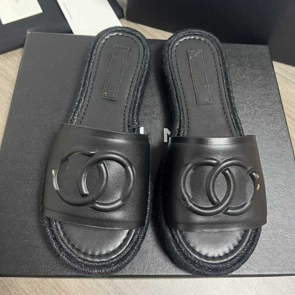 black beige embossed interlocking slippers logo 23c flat slide mules women espadrille sandals shoes lambskin slides slip on platform flip fl
black beige embossed interlocking slippers logo 23c flat slide mules women espadrille sandals shoes lambskin slides slip on platform flip fl