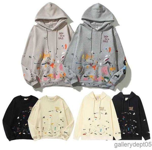 men's hoodies sweatshirts hoodie designer galleryes depts gary painted graffiti used letters printed loose casual fashion men and women, Black
men's hoodies sweatshirts hoodie designer galleryes depts gary painted graffiti used letters printed loose casual fashion men and women, Black