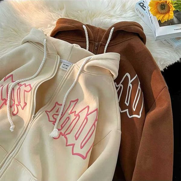 women's hoodies sweatshirts gasparine lette print zip up hoodies women goth vintage long sleeve sweatshirt loose hip hop hooded streetw, Black
women's hoodies sweatshirts gasparine lette print zip up hoodies women goth vintage long sleeve sweatshirt loose hip hop hooded streetw, Black