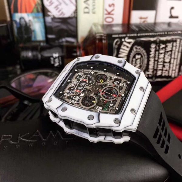 luxury mechanical watch richar mills rm11-03 swiss automatic movement mirror sapphire imported rubber wbeq, Slivery;brown
luxury mechanical watch richar mills rm11-03 swiss automatic movement mirror sapphire imported rubber wbeq, Slivery;brown