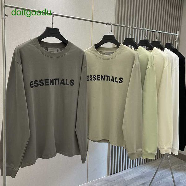fosg high street silicone letter print double thread essen long sleeve t shirt men's and women's lovers, White;black
fosg high street silicone letter print double thread essen long sleeve t shirt men's and women's lovers, White;black