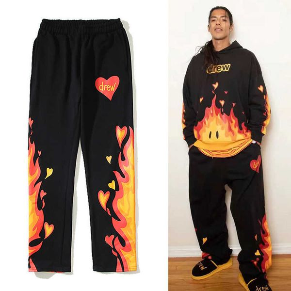 drevv skate house smiling face flame american high street autumn winter plush pants couple style loose guard, Black
drevv skate house smiling face flame american high street autumn winter plush pants couple style loose guard, Black