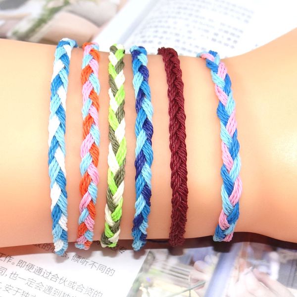 handmade wax rope beach surfing bracelet bohemian waterproof twist braided bracelets summer jewelry, Golden;silver
handmade wax rope beach surfing bracelet bohemian waterproof twist braided bracelets summer jewelry, Golden;silver