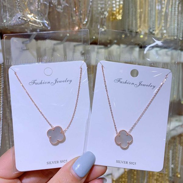 clover necklace four leaf s chain sided grass women's sterling silver collarbone not fade ins small number of luxury gifts for girls
clover necklace four leaf s chain sided grass women's sterling silver collarbone not fade ins small number of luxury gifts for girls