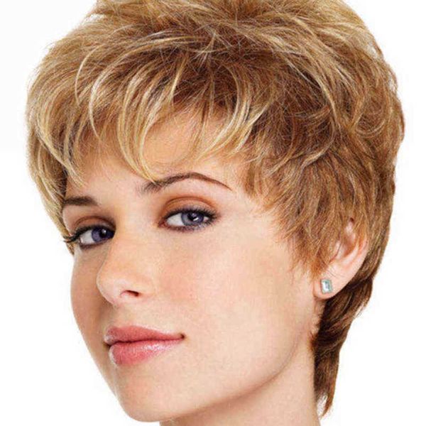 wig women's gradual change golden anti warping short straight hair rose net set 220816, Black
wig women's gradual change golden anti warping short straight hair rose net set 220816, Black