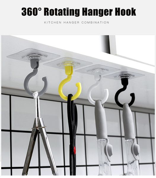 20/100pcs rotating hook punching-kitchen gadget spoon hanger hook adhesive hook bathroom towel hook multi-purpose door hook rack
20/100pcs rotating hook punching-kitchen gadget spoon hanger hook adhesive hook bathroom towel hook multi-purpose door hook rack