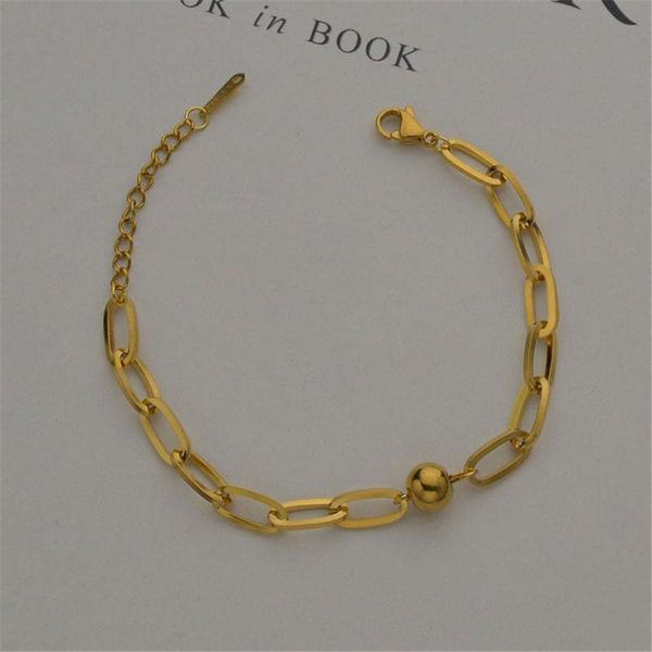 designer bracelet fashion chain jewelry link bracelets 316l stainless steel fashion hip hop women o word buckle round bead pendant ladies fa, Black
designer bracelet fashion chain jewelry link bracelets 316l stainless steel fashion hip hop women o word buckle round bead pendant ladies fa, Black
