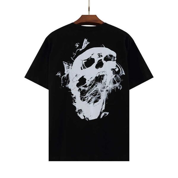 trendy revenge dark style smog skull print high street loose short sleeve t-shirt for men and women, Black;white
trendy revenge dark style smog skull print high street loose short sleeve t-shirt for men and women, Black;white