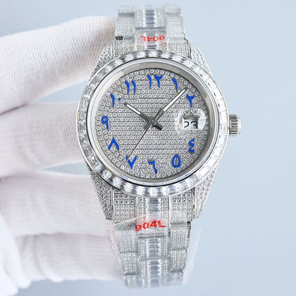 full diamond mens watch automatic mechanical watches 41mm silver strap roman numerals diamond rainbow circle and band watch sapphire waterpr, Slivery;brown
full diamond mens watch automatic mechanical watches 41mm silver strap roman numerals diamond rainbow circle and band watch sapphire waterpr, Slivery;brown