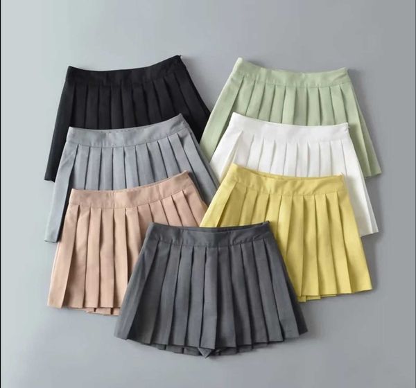 summer academy 2023 style anti going a-line short skirt women's mid rise half length front back long pleated skirt, Black
summer academy 2023 style anti going a-line short skirt women's mid rise half length front back long pleated skirt, Black