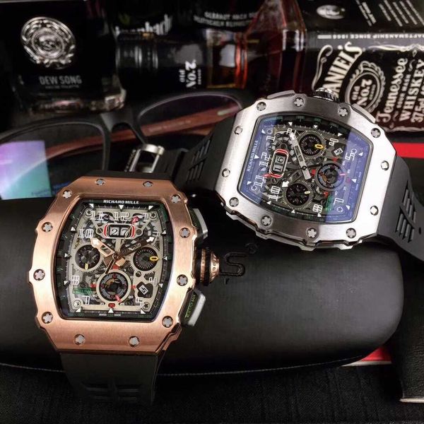 new chronograph mechanical wrist watches rm11-03 luxury mechanical rm11-03 swiss automatic movement sapphire mirror imported rubber sk3r des, Slivery;brown
new chronograph mechanical wrist watches rm11-03 luxury mechanical rm11-03 swiss automatic movement sapphire mirror imported rubber sk3r des, Slivery;brown