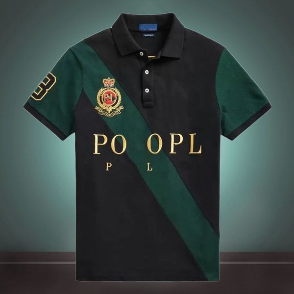 american embroidered polos shirt cotton short sleeve t-shirt men's british casual contrast plus sport new style s-5xl, White;black
american embroidered polos shirt cotton short sleeve t-shirt men's british casual contrast plus sport new style s-5xl, White;black