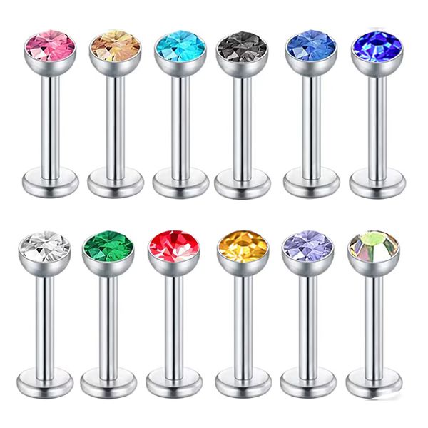 internally labret lip bar stud piercing 16 gauge stainless steel cartilage ear tragus stud piercing earring 12 color mix wholesa, Black
internally labret lip bar stud piercing 16 gauge stainless steel cartilage ear tragus stud piercing earring 12 color mix wholesa, Black