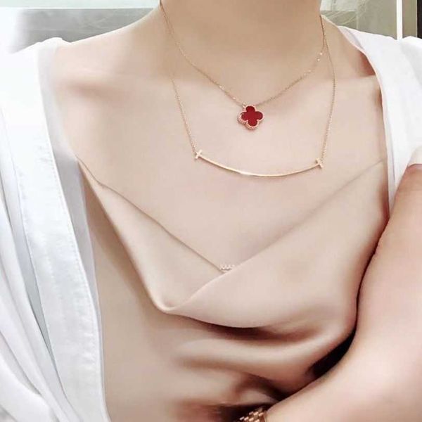 clover necklace four leaf necklaces chain grass necklace women's sterling silver collar chain pendant light luxury small sweater gift f
clover necklace four leaf necklaces chain grass necklace women's sterling silver collar chain pendant light luxury small sweater gift f