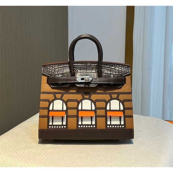 birkin handmade wax thread sewing bk20cm bag crocodile skin combination house silver buckle handbag palm leather ayw
birkin handmade wax thread sewing bk20cm bag crocodile skin combination house silver buckle handbag palm leather ayw