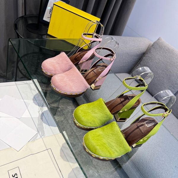 mink fur front chunky heel pump slippers fashion carving f metal heel cow leather clog block heels wrapped slippers mules shoes slingbacks l, Black
mink fur front chunky heel pump slippers fashion carving f metal heel cow leather clog block heels wrapped slippers mules shoes slingbacks l, Black