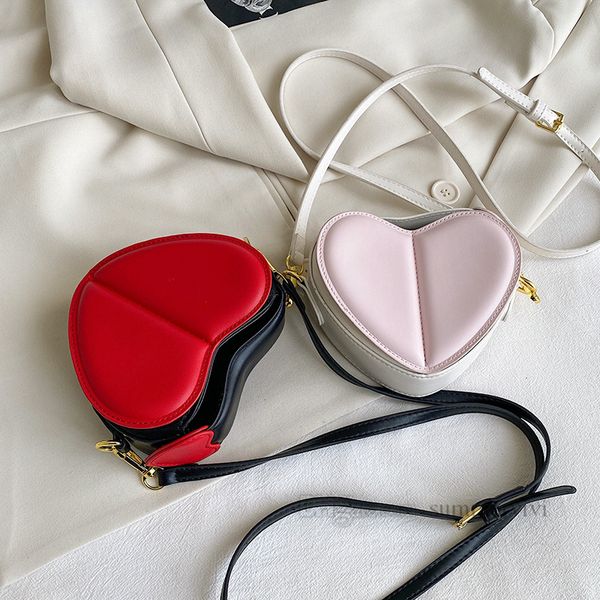 ins girls love heart shape handbags kids patchwork color pu leather one-shoulder bags children crossbody princess bag z1228, Black
ins girls love heart shape handbags kids patchwork color pu leather one-shoulder bags children crossbody princess bag z1228, Black