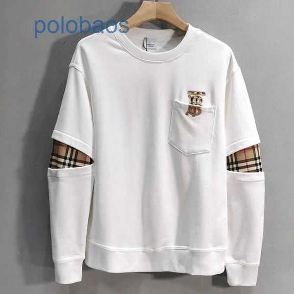 clothes brand burbersys mens hoodie sweatshirt pullover autumnwinter 2023 new tb embroidery stripe plaid plush splice sleeve sweater crew ne, Black
clothes brand burbersys mens hoodie sweatshirt pullover autumnwinter 2023 new tb embroidery stripe plaid plush splice sleeve sweater crew ne, Black