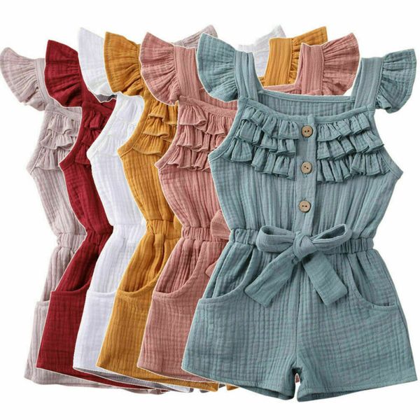girl's dresses summer toddler kids baby girls dress princess ruffle sleeve romper cotton outfits jumpsuit playsuit kids clothes 6m-5y 2, Red;yellow
girl's dresses summer toddler kids baby girls dress princess ruffle sleeve romper cotton outfits jumpsuit playsuit kids clothes 6m-5y 2, Red;yellow
