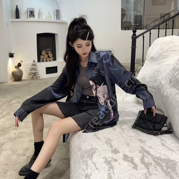 womens shirts dersigner luxury brand comic style shirts 2023ss nei fashion shirts long sleeved silk shirts shirts size xs-xl, White
womens shirts dersigner luxury brand comic style shirts 2023ss nei fashion shirts long sleeved silk shirts shirts size xs-xl, White