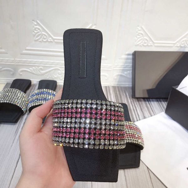 diamond sandals new flip flops sandals women's designer shoes fashion shiny rhinestone flat heels slippers luxury show party dress shoe, Black
diamond sandals new flip flops sandals women's designer shoes fashion shiny rhinestone flat heels slippers luxury show party dress shoe, Black