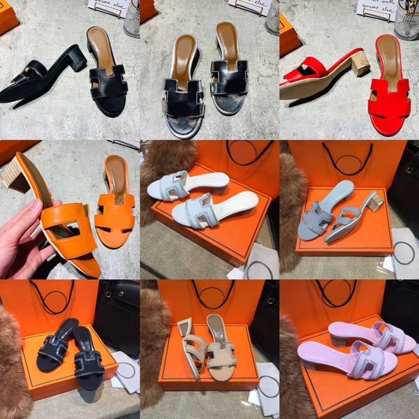 2023 luxury designer women slippers leather sandals h summer chypre famous chunky heel flat flip flop diamond glitter slides ladies beach pa, Black
2023 luxury designer women slippers leather sandals h summer chypre famous chunky heel flat flip flop diamond glitter slides ladies beach pa, Black