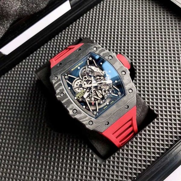 luxury mechanical watch richar mills rm35-02 swiss automatic movement sapphire mirror imported rubber strap, Slivery;black
luxury mechanical watch richar mills rm35-02 swiss automatic movement sapphire mirror imported rubber strap, Slivery;black