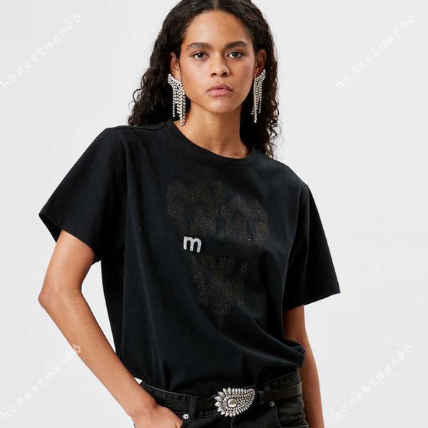 2023ss isabel marant women designer classic t shirts new is fashion letter flashing print round neck short sleeve t-shirt cotton beach tee, White
2023ss isabel marant women designer classic t shirts new is fashion letter flashing print round neck short sleeve t-shirt cotton beach tee, White