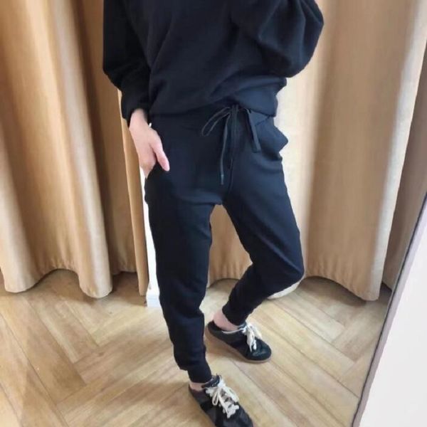 lulu women's naked feel fabric yoga workout sport joggers pants women waist drawstring fiess running sweat trousers with two side707
lulu women's naked feel fabric yoga workout sport joggers pants women waist drawstring fiess running sweat trousers with two side707