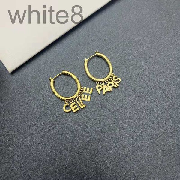 charm designer french circle letter pendant brass plated earrings silene show thin face everyday versatility ps5z, Golden
charm designer french circle letter pendant brass plated earrings silene show thin face everyday versatility ps5z, Golden