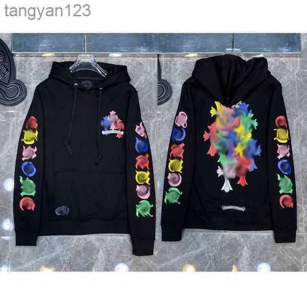 men's hoodies sweatshirts designer chrome brand luxury jackets zipper men horseshoe cross print ch women loose coat casual pu 9lee 58zx, Black 
men's hoodies sweatshirts designer chrome brand luxury jackets zipper men horseshoe cross print ch women loose coat casual pu 9lee 58zx, Black