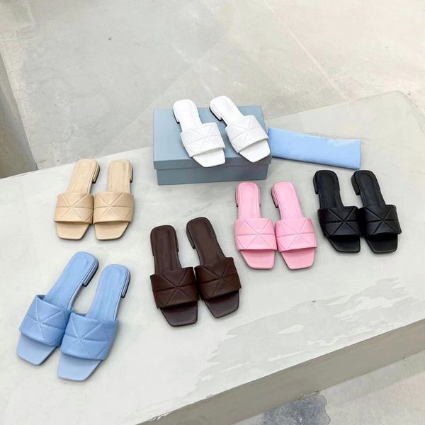 designer new women's slippers square flat sandals summer leather flats comfort shoes walking shoes seaside flip-flops 35-43 with box, Black
designer new women's slippers square flat sandals summer leather flats comfort shoes walking shoes seaside flip-flops 35-43 with box, Black