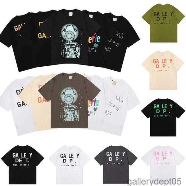2023 galleryes t shirt depts mens tshirt designer fashion pure cotton t-shirt womens high street luxury loose classic print couples clothes, White;black
2023 galleryes t shirt depts mens tshirt designer fashion pure cotton t-shirt womens high street luxury loose classic print couples clothes, White;black