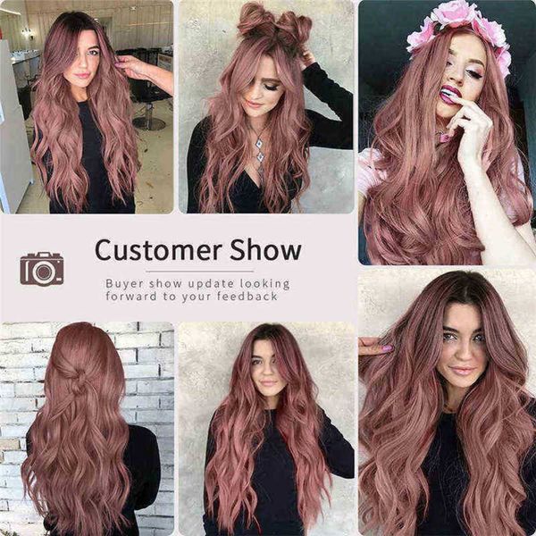 wig female harajuku purple long curly hair pink big wavy medium differentiation fiber cover 220816, Black
wig female harajuku purple long curly hair pink big wavy medium differentiation fiber cover 220816, Black