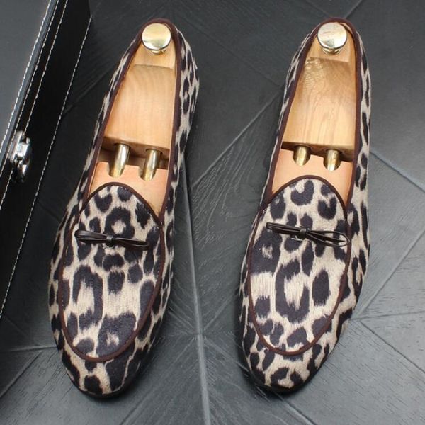 fashion trend new men small leather shoes lazy foot set leopard print tide shoes nightclub d2h6, Black
fashion trend new men small leather shoes lazy foot set leopard print tide shoes nightclub d2h6, Black