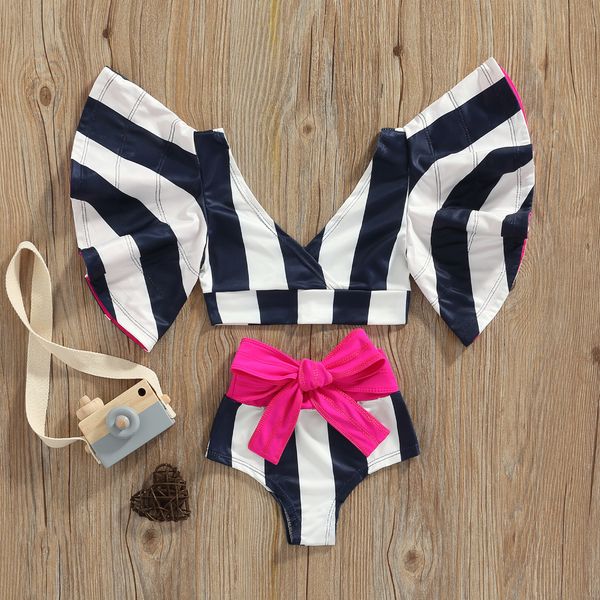 s girls two piece swimwear lemon starfish striped baggy sleeve swim high waist bathing shorts swimsuit 230331, Black
s girls two piece swimwear lemon starfish striped baggy sleeve swim high waist bathing shorts swimsuit 230331, Black