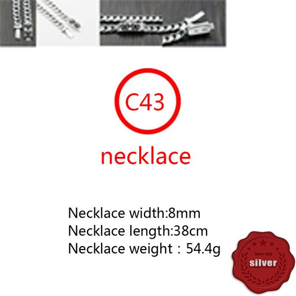 c43 s925 sterling silver necklace personalized fashion punk hip hop style creative versatile retro bold cross flower shape gift for lovers
c43 s925 sterling silver necklace personalized fashion punk hip hop style creative versatile retro bold cross flower shape gift for lovers