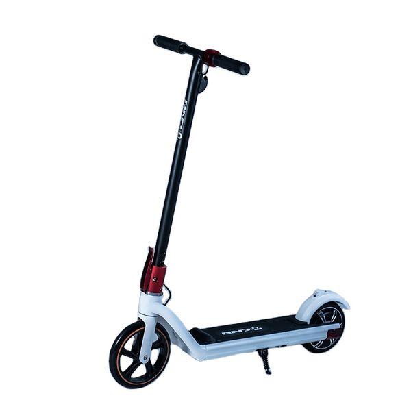 Image of 15KM/H Electric scooter 150W Brushless DC Motor 6.5&quot; solid rear-wheel Electric Scooters with Foot Accelerator