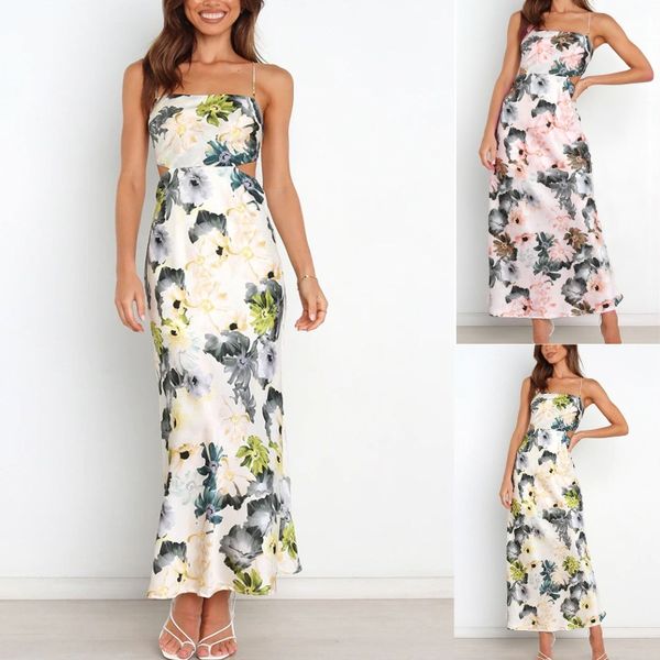 women's casual dress 20232023 new summer lace up print satin elegant dress women, Black;gray
women's casual dress 20232023 new summer lace up print satin elegant dress women, Black;gray