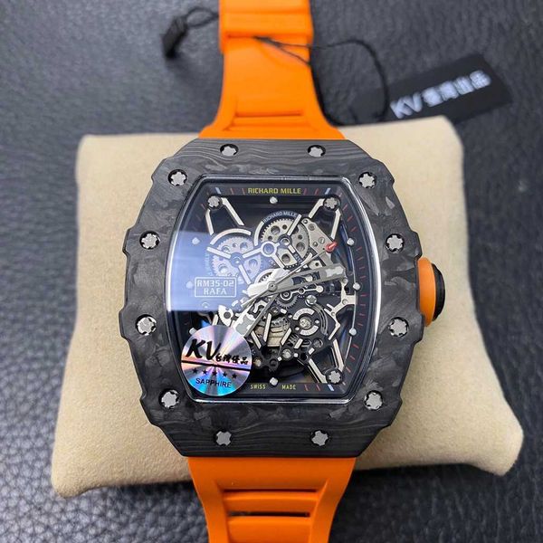 luxury mechanical watch richar mills rm35-02 swiss automatic movement sapphire mirror imported rubber strap 9wzf, Slivery;brown
luxury mechanical watch richar mills rm35-02 swiss automatic movement sapphire mirror imported rubber strap 9wzf, Slivery;brown