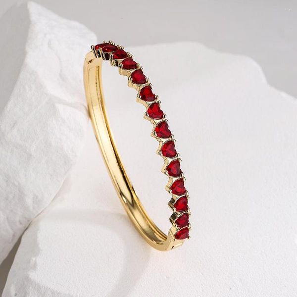 designer bracelet bangle mafisar exquisite gold plated bracelets luxurious romantic love heart zircon bracelet for women wedding party jewel, Black
designer bracelet bangle mafisar exquisite gold plated bracelets luxurious romantic love heart zircon bracelet for women wedding party jewel, Black