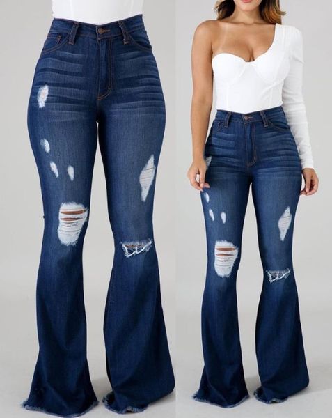 womens jeans casual denim plain high waist cutout raw hem button long flared women fashion female clothing allmatch 230330, Blue
womens jeans casual denim plain high waist cutout raw hem button long flared women fashion female clothing allmatch 230330, Blue