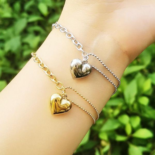 designer bracelet fashion chain jewelry link bracelets sinleery stainless steel metal heart pendant for women gold silver color fashion ssb, Black
designer bracelet fashion chain jewelry link bracelets sinleery stainless steel metal heart pendant for women gold silver color fashion ssb, Black